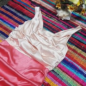 Express Genuine Silk Pintucked Dress